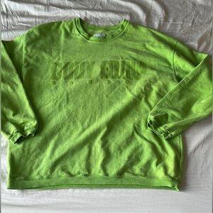 Vintage Women's Body Equip Basics Green Crewneck